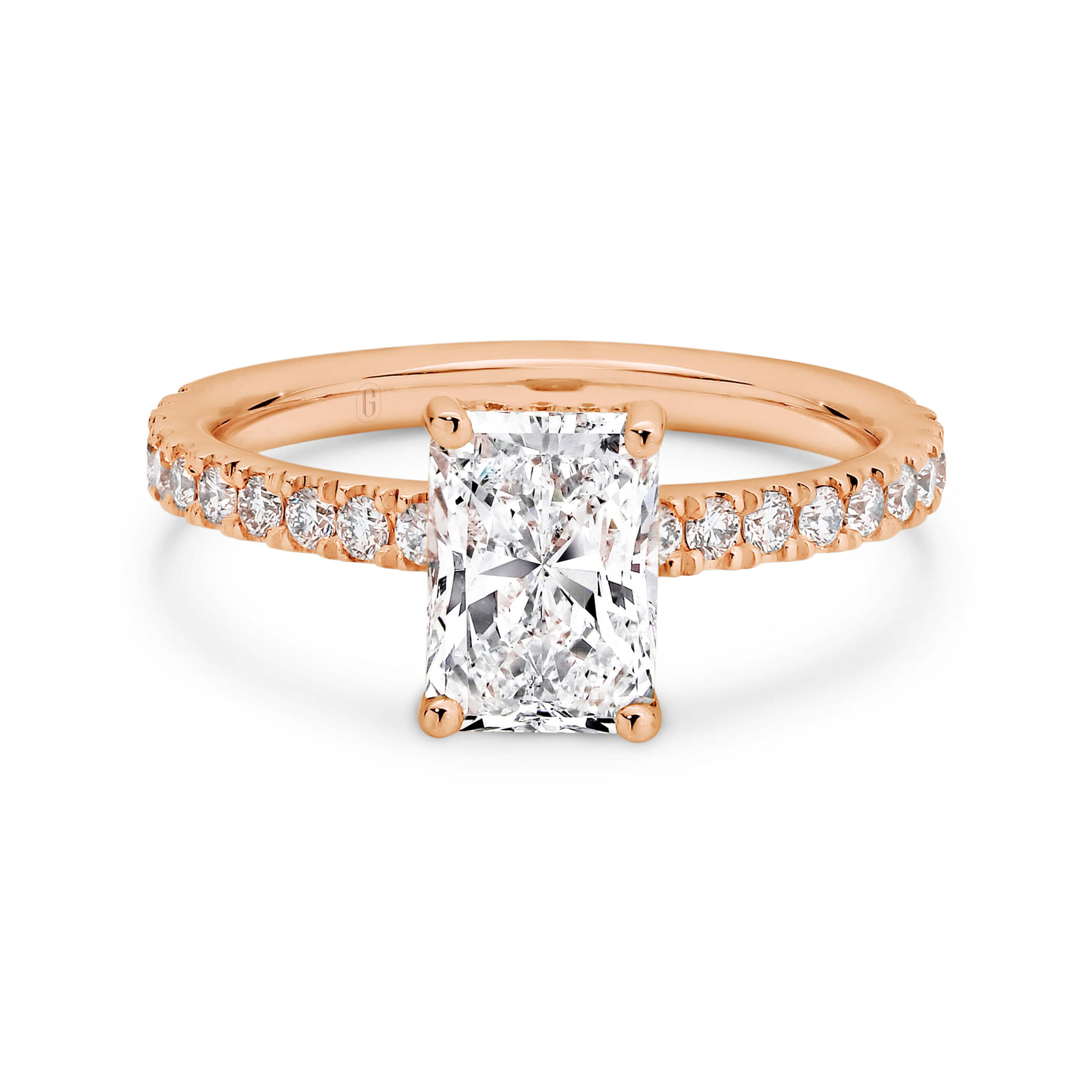 Radiant Cut Diamond Engagement Ring - Garen Jewellery
