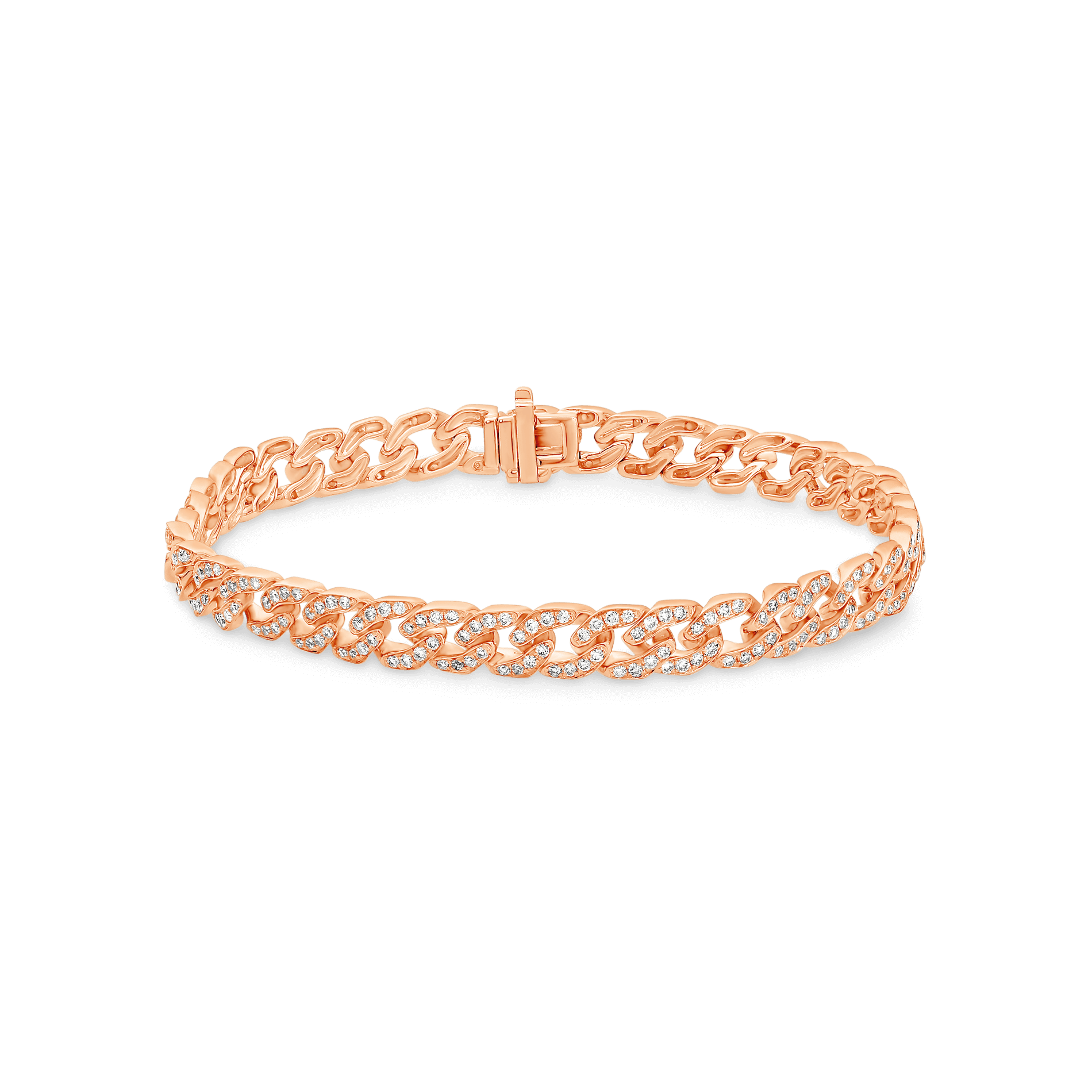 Diamond Curb Bracelet - Garen Jewellery
